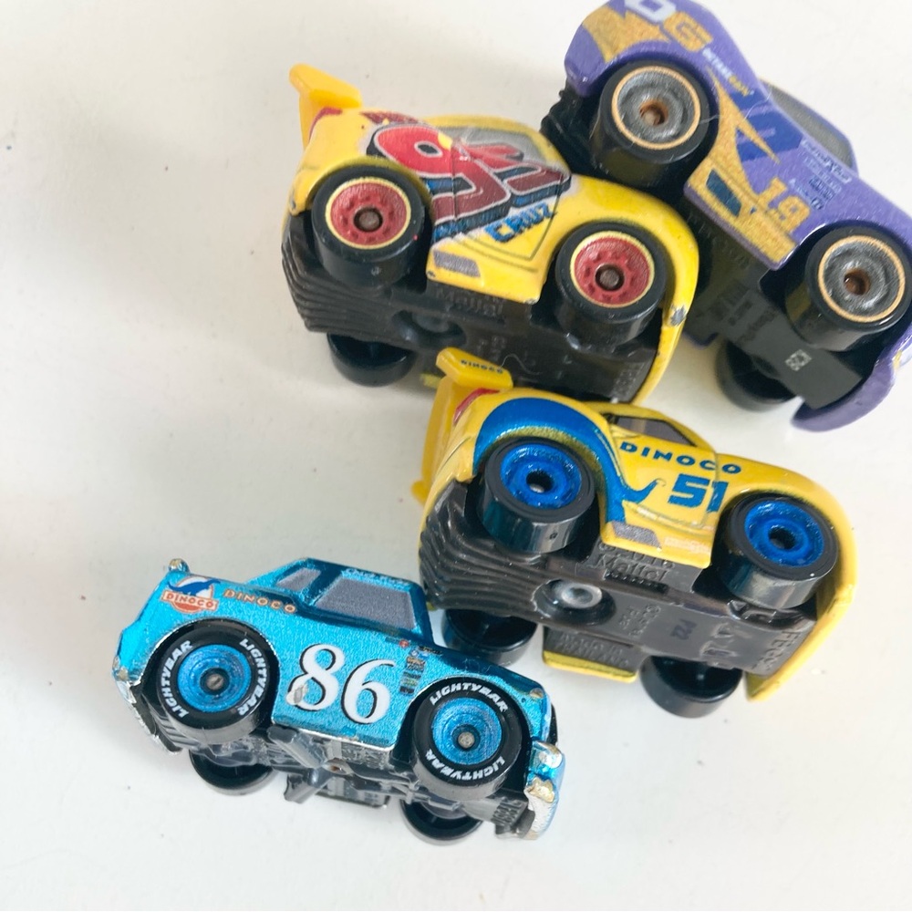 Disney Pixar Cars Movie Mini Racers Diecast Cars Toys Lot of 4 - Picture 13 of 14